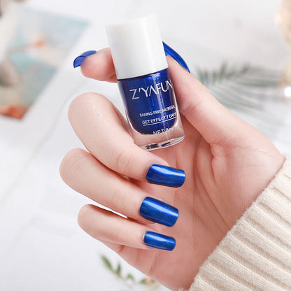 ZYAFUN No-bake water-based peelable nail polish No-bake quick-drying long-lasting no-fading odorless peel-off micro-glue nail polish 