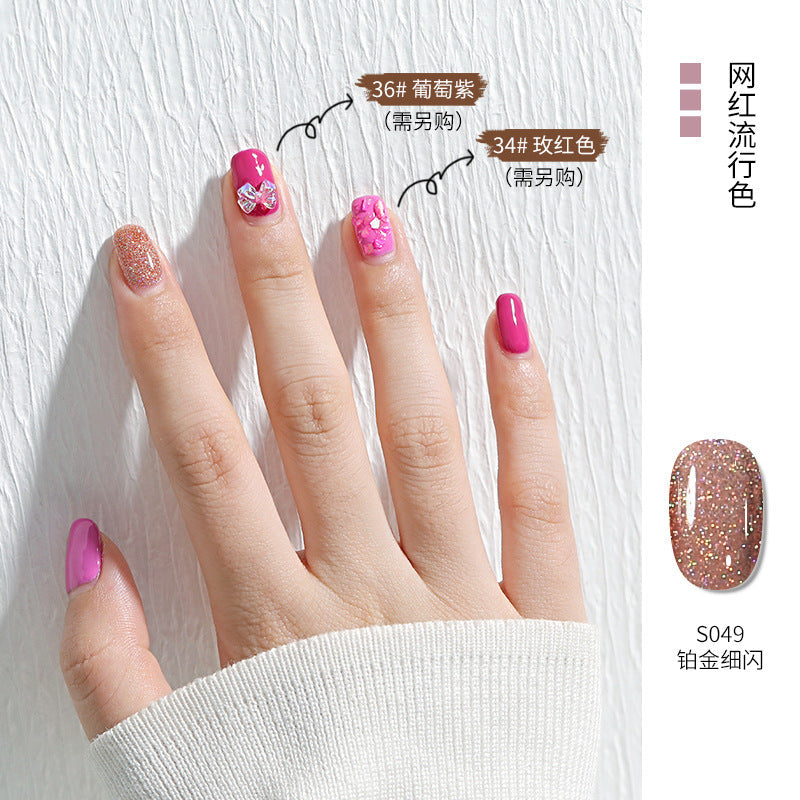 2024 new nail art phototherapy gel nail polish gel summer whitening new color nail polish gel base gel dedicated to nail salons