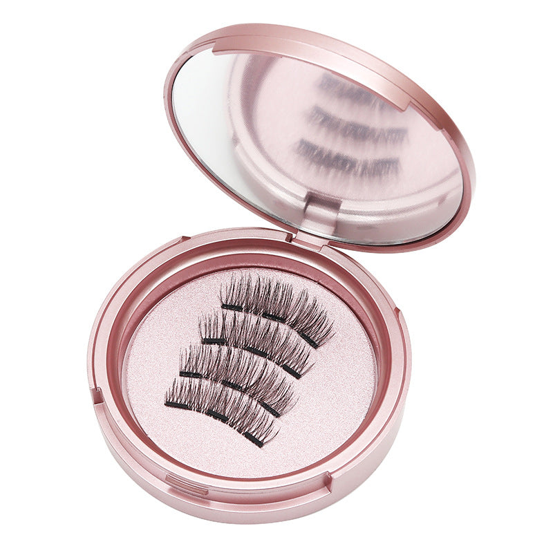 DINGSEN magnet false eyelashes glue-free eyelashes 4 pieces without clips magnetic eyelashes style