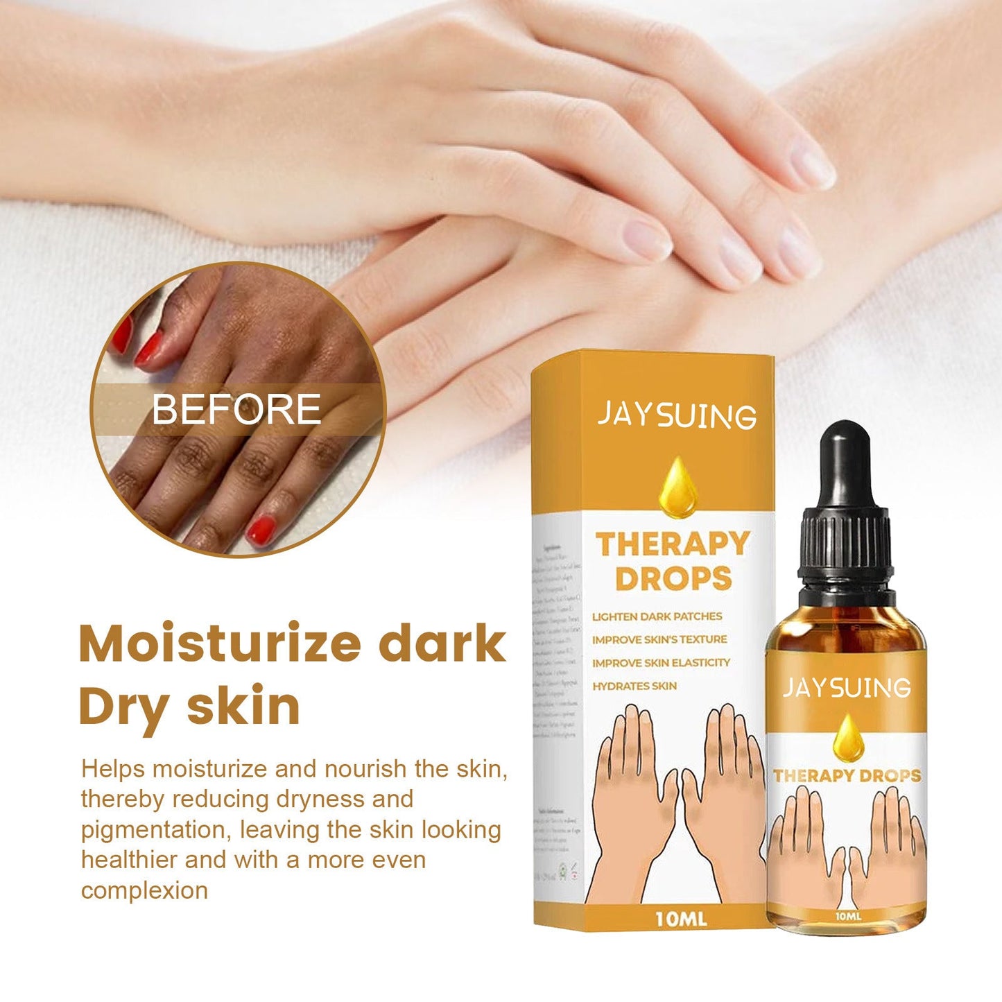 Jaysuing knuckle black acanthus skin essence skin melanin lightening hand joint brightening essence 