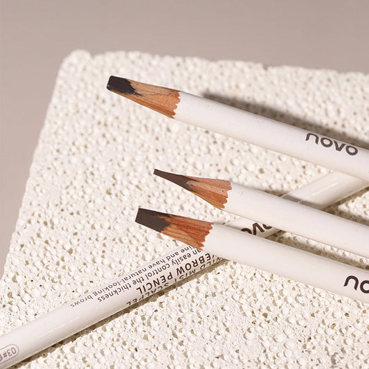 NOVO wild eyebrow mist machete eyebrow pencil waterproof and non-smudged authentic easy to color each root is distinct and sweat-proof double-headed