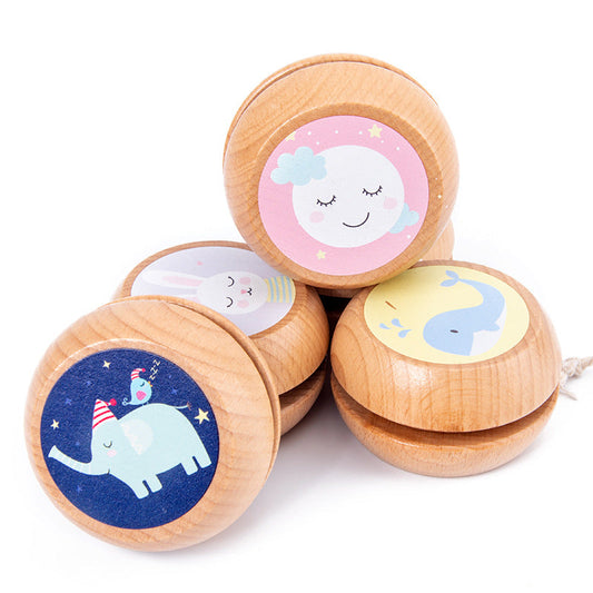 Children's toys fun yo-yo kindergarten small gifts cute souvenirs YOYO ball wooden fun toys