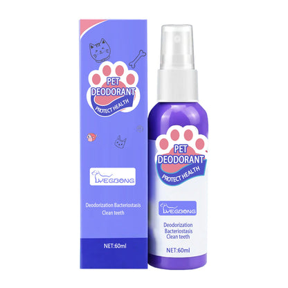 Yegbong dog bad breath spray breath fresh pet deodorant deodorant mouth spray oral cleaner 