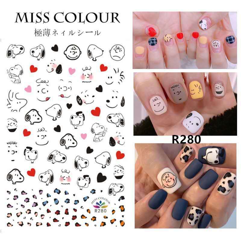 Hyuna's same style nail art nail stickers fruit stickers summer colorful cute 3D jewelry stickers small fresh plants