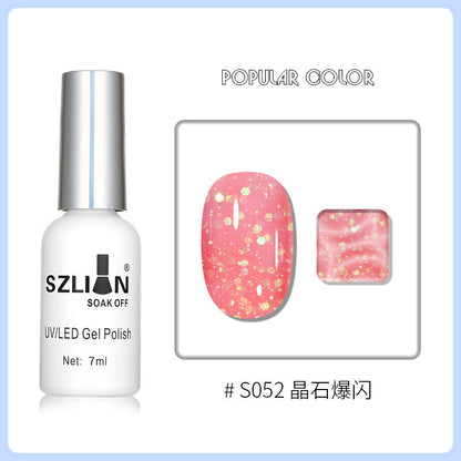 2024 new nail art phototherapy gel nail polish gel summer whitening new color nail polish gel base gel dedicated to nail salons