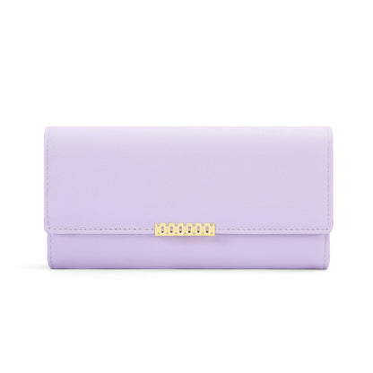 Perfect for you New Wallet Women's Tri-fold Long Multi-Card Clutch Fashion Wallet Korean Style 