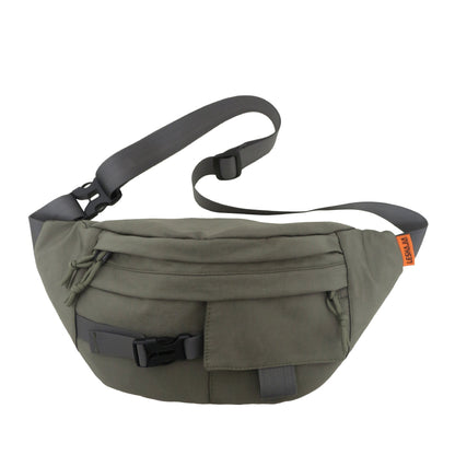 Cross-border chest bag women ins trendy sports cycling messenger bag casual fashion lightweight shoulder bag waist bag men wholesale 