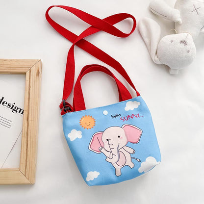 Cartoon Stella Lou children's bag anime cute net red canvas handbag Korean version casual children's messenger bag wholesale