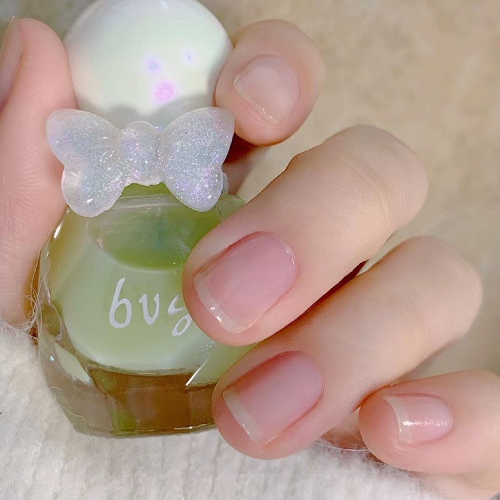 BVG free baking peelable small diamond water-based nail polish multi-color gentle pure color nail polish beginner nail polish gel 10ml