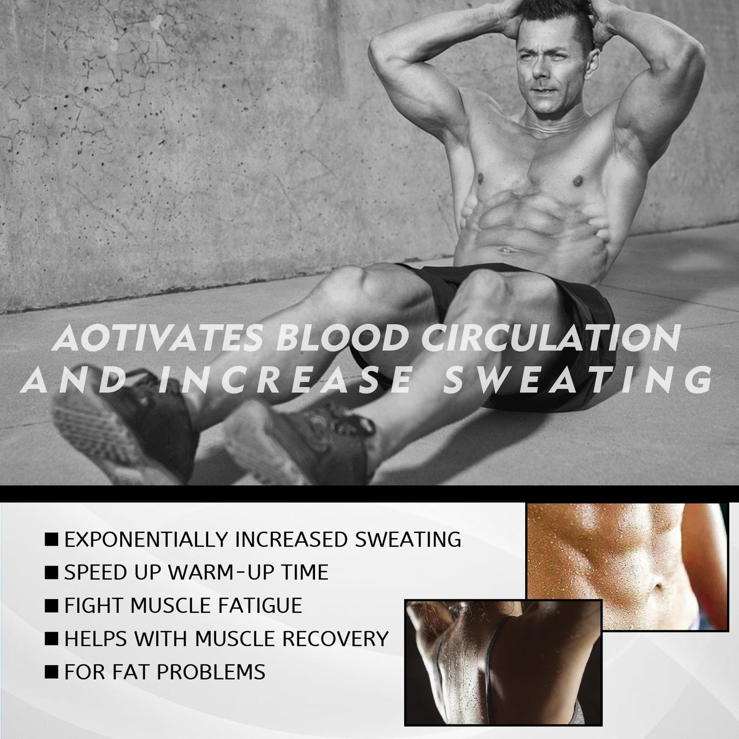 East Moon Abdominal Muscle Shaping Cream លំហាត់​ប្រាណ​ពង្រឹង​សាច់ដុំ​ពោះ ជួយ​ពង្រឹង​សរសៃ​សាច់ដុំ Vest Line Massage Cream 