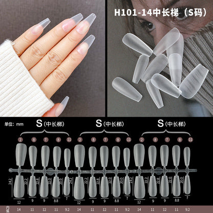 Hand-made wearable nails, frosted, no-carving, thin, foldable, traceless, air soft nails, 300 pieces, new upgrade