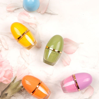 Bei Shijie's new cute internet celebrity small egg bottle oily non-peelable quick-drying long-lasting no-bake nail polish wholesale 