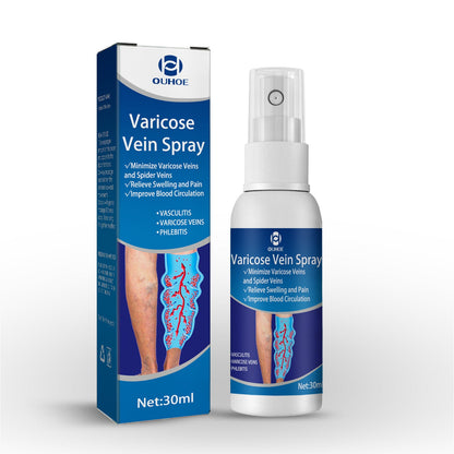 OUHOE vein spray relieves vein care varicose vein bulge pain vein massage care spray 