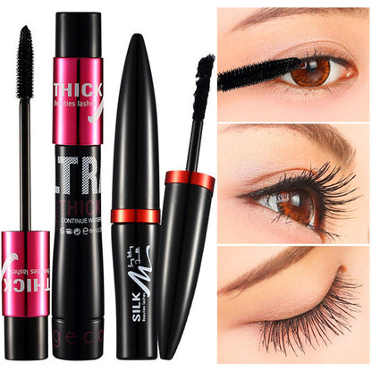 GECOMO/Gemon silk grafting mascara double tube combination set waterproof thick long-lasting non-smudged slender