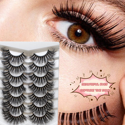 DINGSEN false eyelashes manufacturer cross-border stable eyelashes long explosive style eyelashes