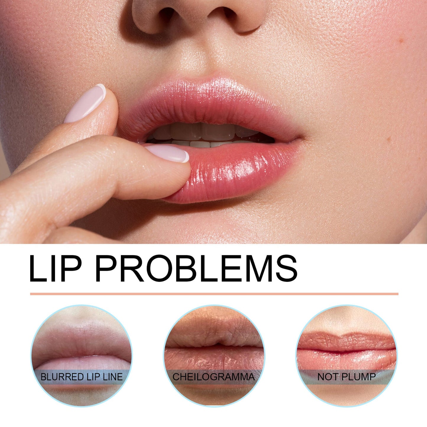 EELHOE peelable lip liner outlines lip shape and lip color waterproof and non-smudged peelable lip liner lip brush 