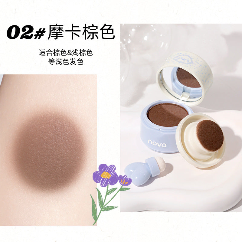 NOVO misty hairline powder waterproof and sweat-proof contour powder shadow modification filling forehead hairline eyebrow powder 