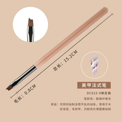 Japanese nail art pen brush set sweeping pen double-headed construction pen phototherapy painting line pen gradient pen wholesale