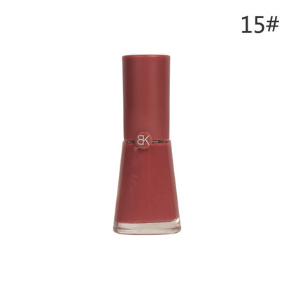 bk summer whitening 7 days 38 colors no baking long-lasting water-based nail polish 9.5ml non-peelable pure color macaron 