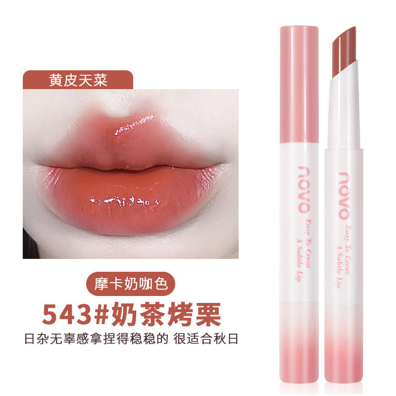 Makeup NOVO Charming Translucent Watery Lipstick Not Greasy Not Sticky Student Lip Glaze Wholesale Whitening Affordable Domestic Products 