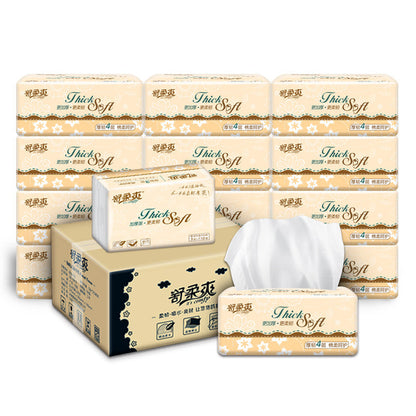 Thick and tough skin-friendly logs 320 sheets of catering toilet paper 4 layers of wet water paper restaurant napkins cheap delivery