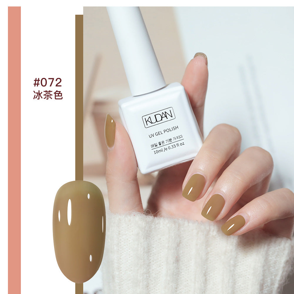 2023 new nail polish gel no odor ice transparent nude color transparent long-lasting quick-drying nail polish manicure nail polish gel wholesale