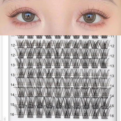 DINGSEN false eyelashes factory wholesale cross-border stable supply segmented eyelashes self-grafting Internet celebrity eyelashes