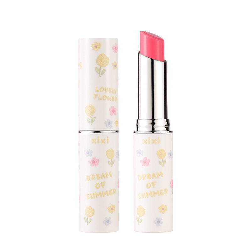 Xixi Huahua Story Temperature-sensitive color-changing lip balm moisturizing, hydrating, anti-drying, fading lip lines, colorless lip balm