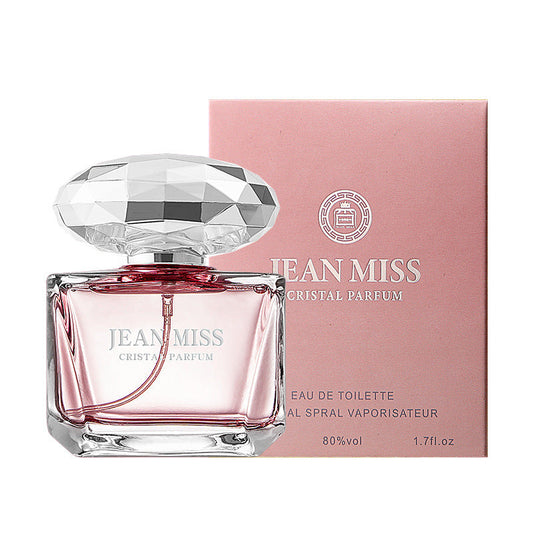 Xiaocheng Yixiang Pink Crystal Diamond Women's Perfume Fresh Natural Lasting Eau de Toilette Student Affordable Internet Celebrity Hot Selling 50ml 