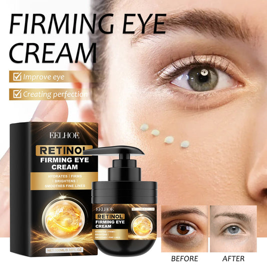 EELHOE Retinol Firming Eye Cream បំបាត់ស្នាមអុចខ្មៅ និងស្នាមជ្រួញ ផ្តល់សំណើម និងធ្វើអោយស្បែកទន់រលោង ផ្តល់សំណើម និងប្រឆាំងភាពជ្រីវជ្រួញ 