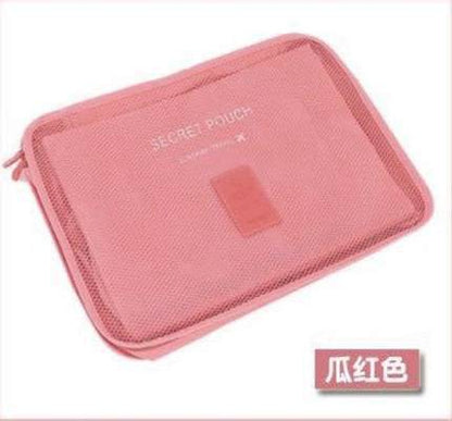 Travel storage six-piece storage bag clothing storage 6-piece storage bag factory small quantity LOGO production 