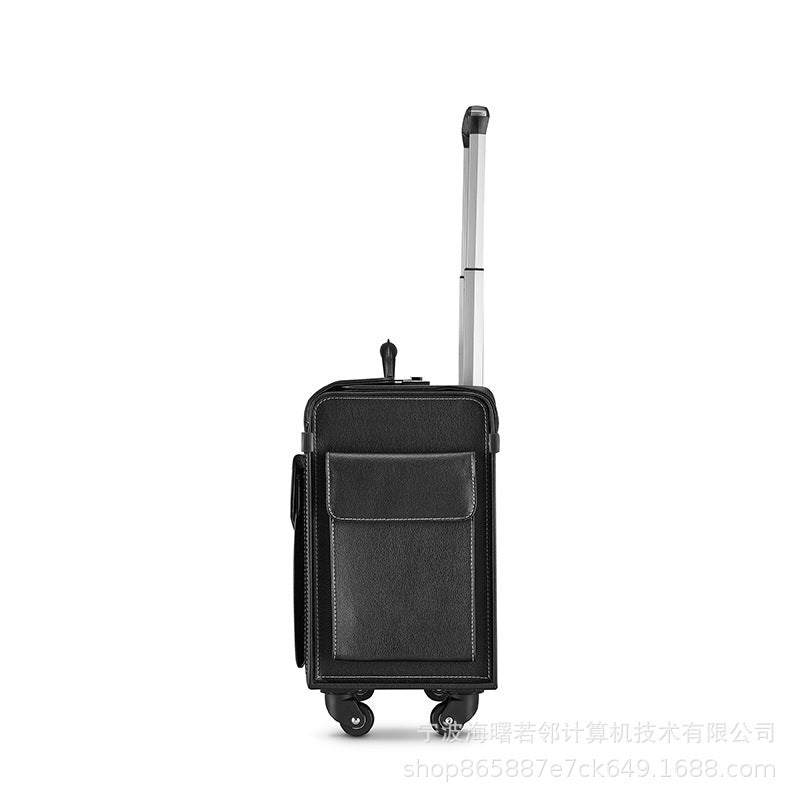 Stewardess flight case conductor luggage captain trolley case law business boarding case equipment box box cash box 18 អ៊ីង 