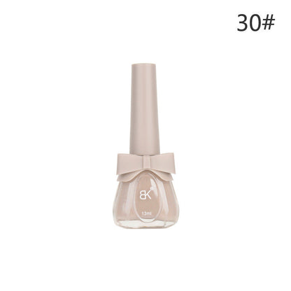 Water-based nail polish no baking quick drying tearable set nude transparent odorless long-lasting peelable cross-border nail polish