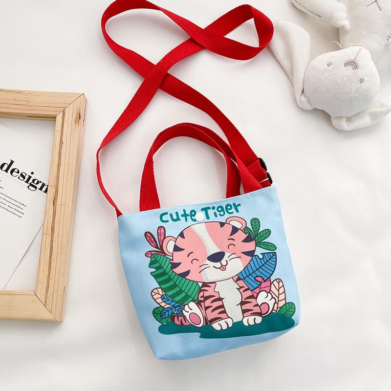 Cartoon Stella Lou children's bag anime cute net red canvas handbag Korean version casual children's messenger bag wholesale