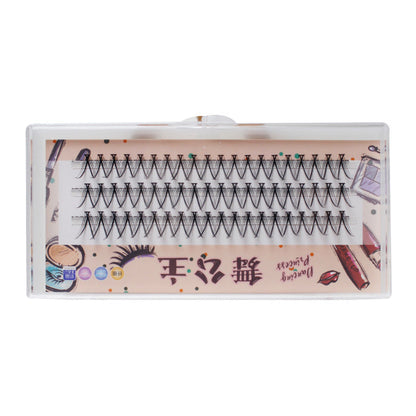 Dingsen false eyelashes V-shaped eyelashes magnolia eyelashes single cluster natural self-grafted eyelashes segmented eyelashes