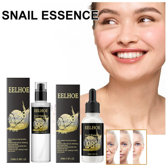 EELHOE snail essence series repairs skin barrier, moisturizes, refines pores, and anti-wrinkle essence 