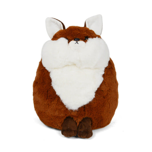 New cartoon fox plush toy cute fat fox animal doll rag doll children's gift doll