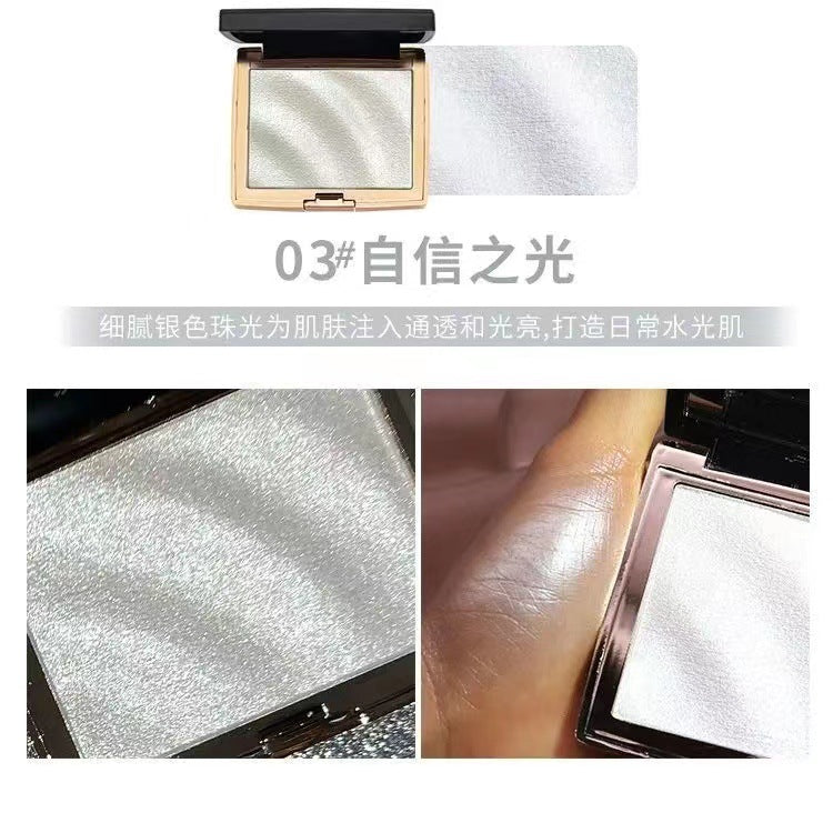 Makeup HOJO manufacturer wave powder three-dimensional highlight skin brightening face brightening shadow nose shadow contour powder wholesale cross-border 