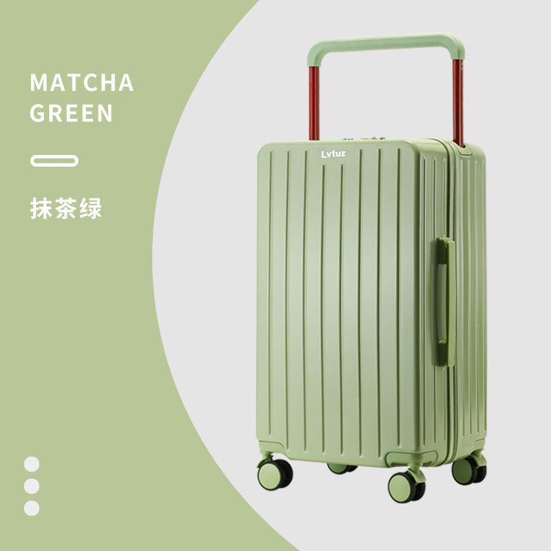 Trolley case middle wide trolley suitcase ABS+PC women's large capacity password suitcase universal wheel men 