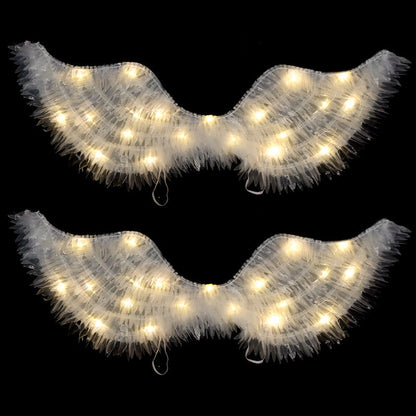 Girls luminous feather wings props girls elf angel wings Children's Day stage performance butterfly