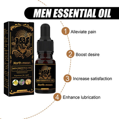 North Moon Men's Massage Oil Men's Body Care Enhance Endurance Vitality Massage Care Oil 