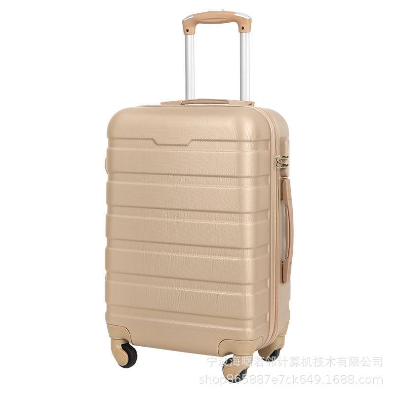 Cross-border special supply ABS material strong waterproof universal wheel trolley case boarding case gift travel password box wholesale 