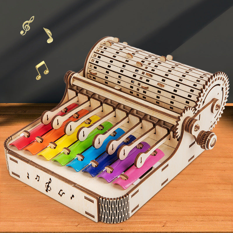 Wooden children's early education enlightenment hand piano baby music percussion toy piano small xylophone percussion percussion piano