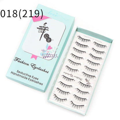 Little Devil Eyelashes DINGSEN factory false eyelashes cross-border 10 pairs of Internet celebrity thick cartoon eyelashes