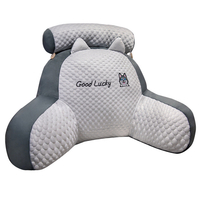 Bedside soft cushion large backrest ice doudou bed play mobile phone waist pillow student dormitory sofa pillow