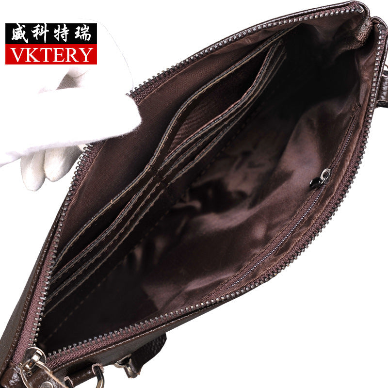 Vicoteri large size men's envelope clutch shoulder crossbody backpack business casual men's bag