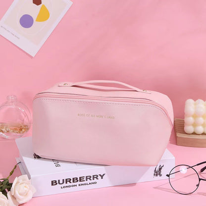 PU leather pillow cosmetic bag ins style portable female cosmetic bag wholesale travel wash bag cosmetic storage bag