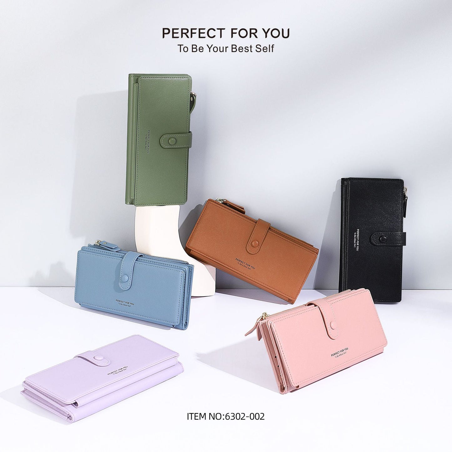 Perfect For You New Women's Wallet Fashion Korean Style Long Large Capacity Zipper Wallet Clutch 