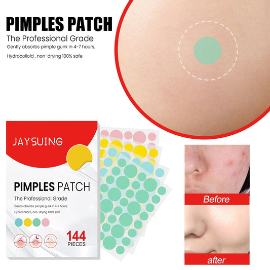 Jaysuing Colored Acne Patch Repairs Acne Scars and Lightens Acne Spots and Blemishes Covers Blackheads and Pimples 