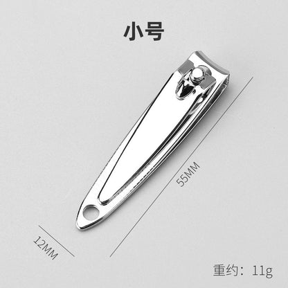 Stainless steel square grain nail clippers oblique large and small nail clippers set nail clippers manicure tools 